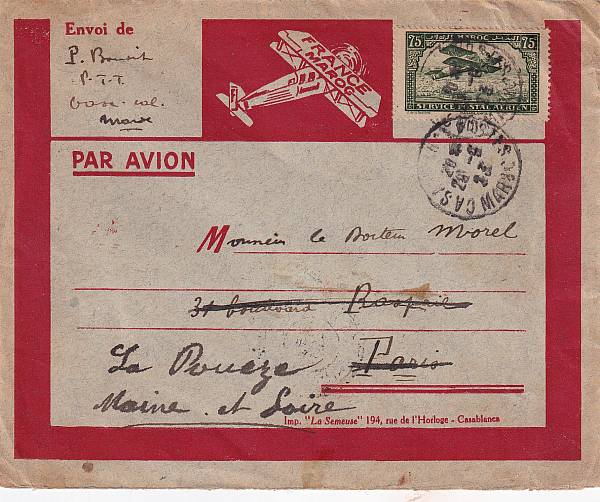 Flugpost Übersee vor 1945 | Marokko
