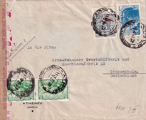 Flugpost Europa vor 1945 | Griechenland