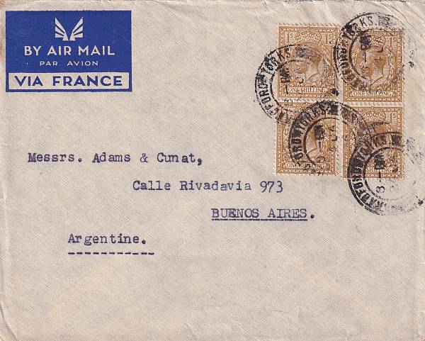 Flugpost Europa vor 1945 | Großbritannien