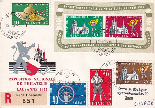 Ersttagsbelege Europa | Schweiz