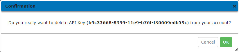 Confirm the Delete Operation