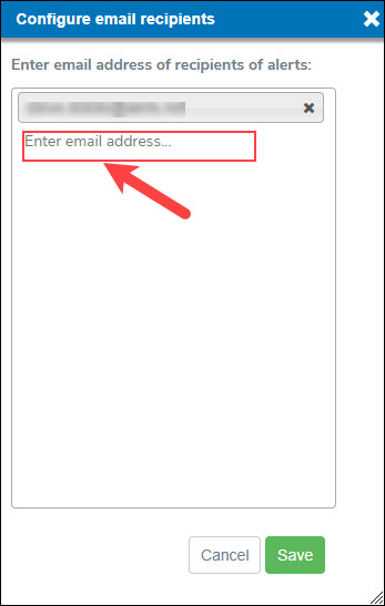 Specify Email Address