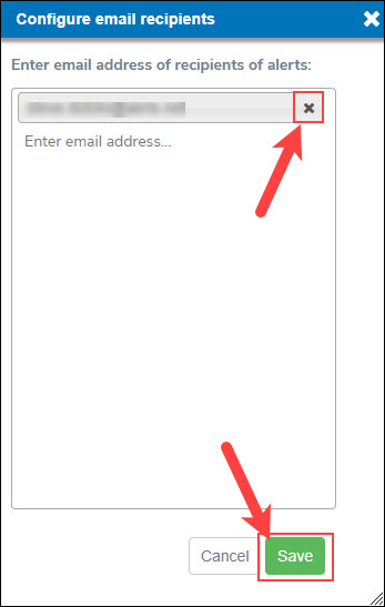 Remove Email Option