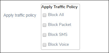Applying Traffic Policy