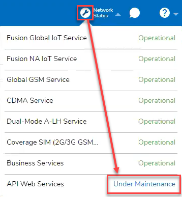 Network Status Wrench Icon