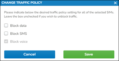 Edit Traffic Policy Multiple
