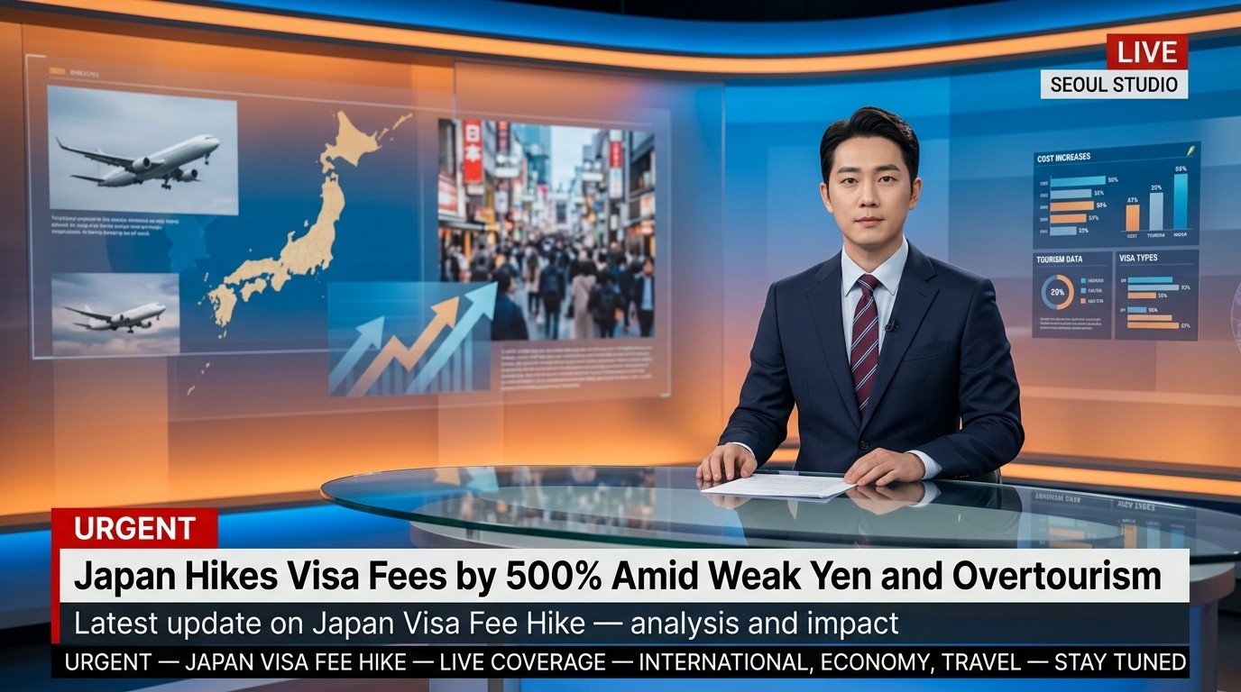 갑자기 터진 일본 비자 수수료 5배 인상, 핵심 쟁점 3가지와 전망은?