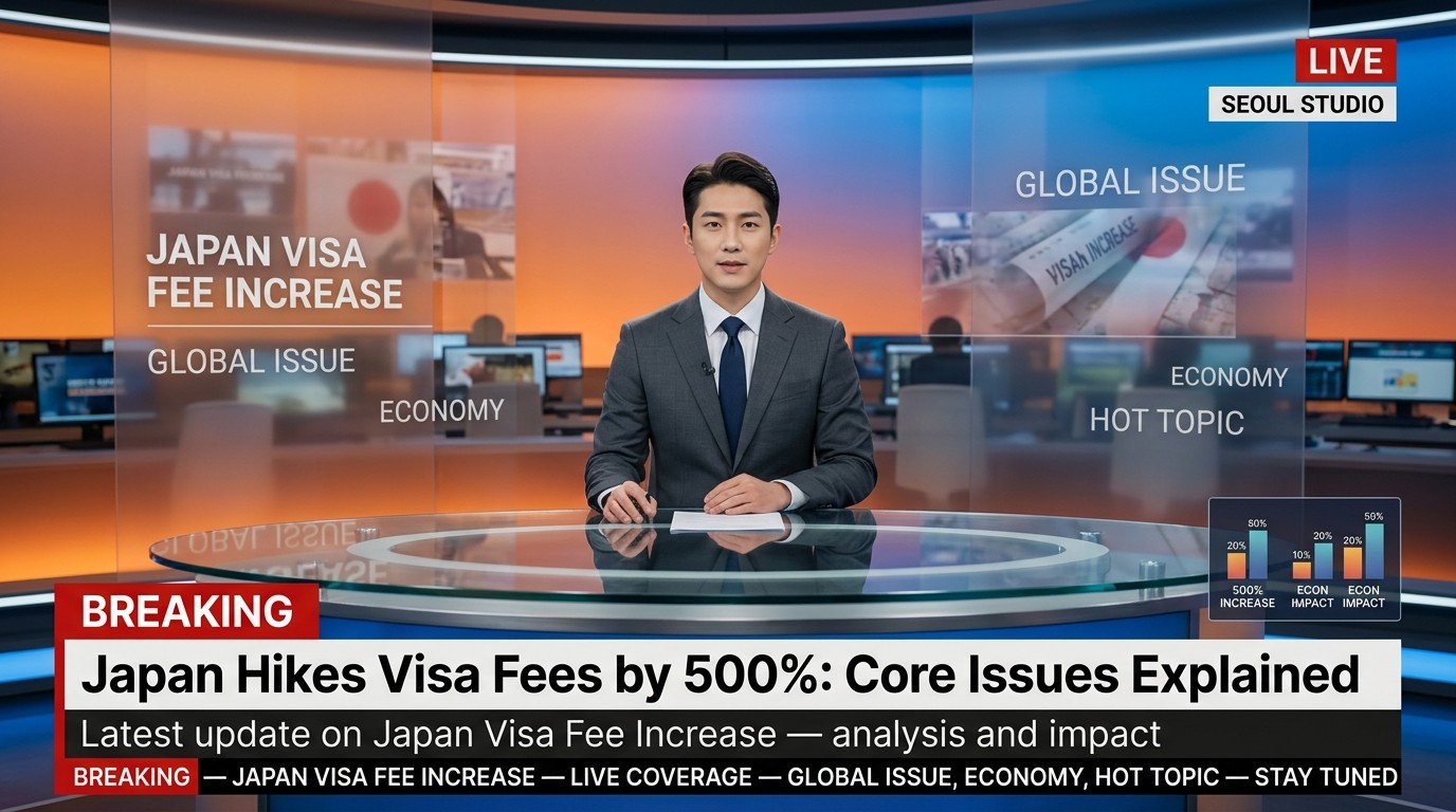 다들 묻는 일본 비자 비용 5배 인상, 꼭 알아야 할 3가지 포인트