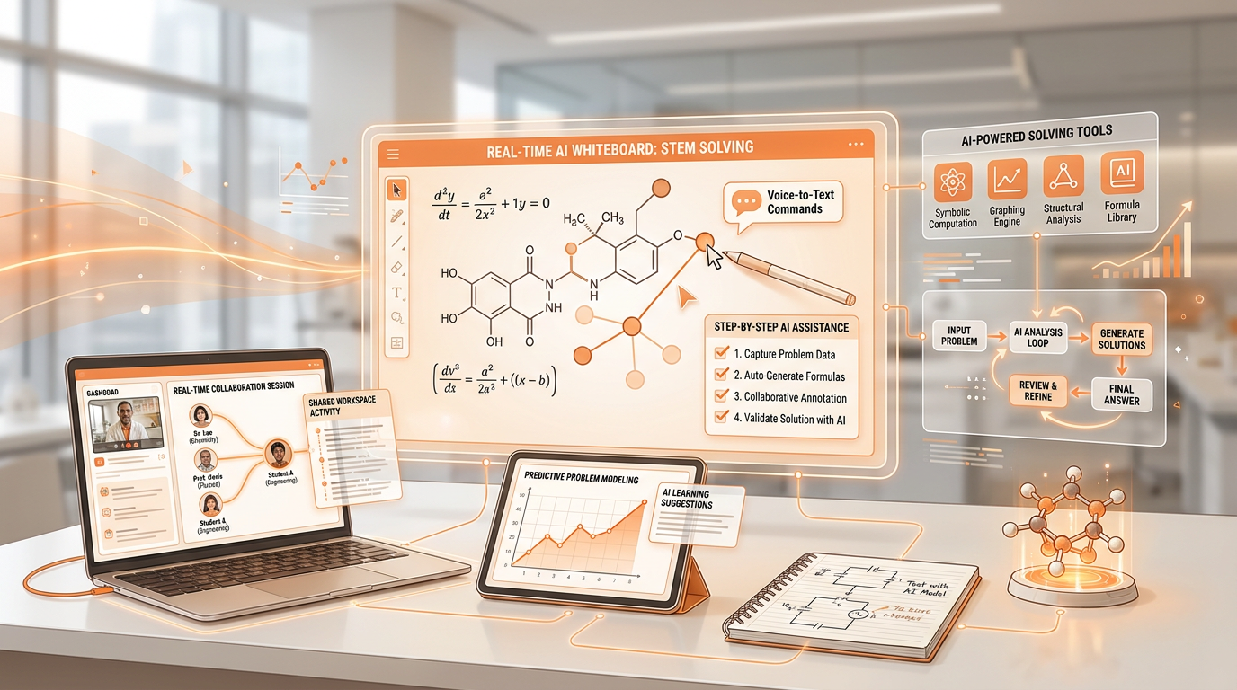 AI Whiteboard for STEM Problem Solving: Guide