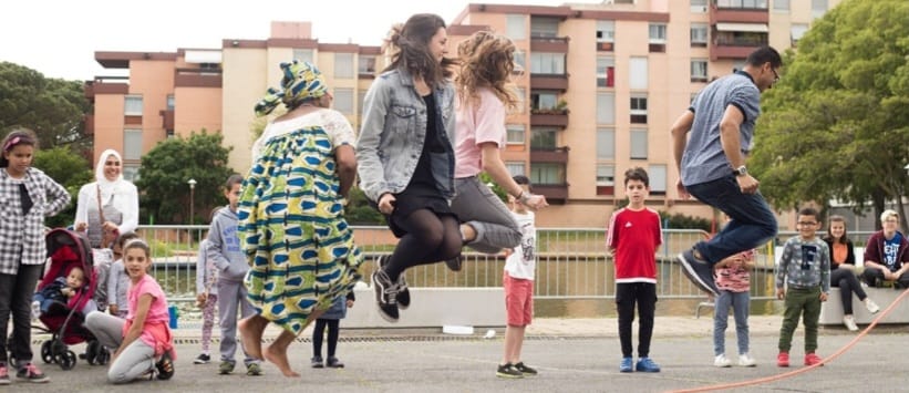 action au sein d'un quartier