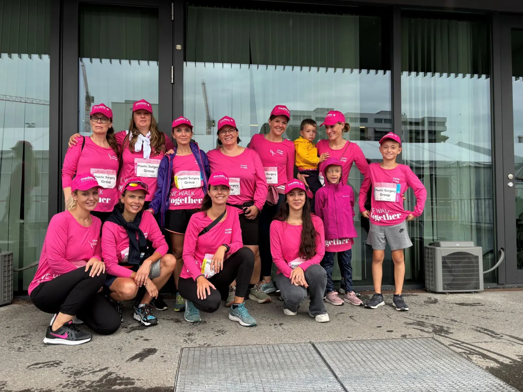 The PSG team at the Pink Ribbon Charity Walk