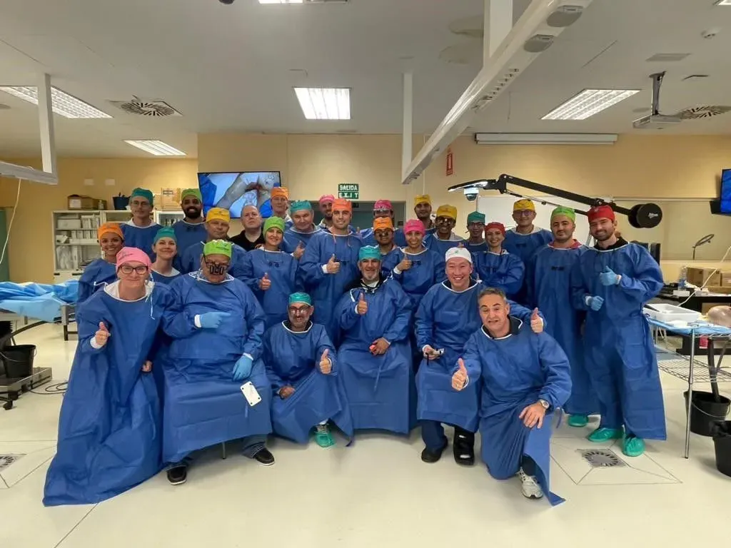 Group photo of the master's degree in surgery