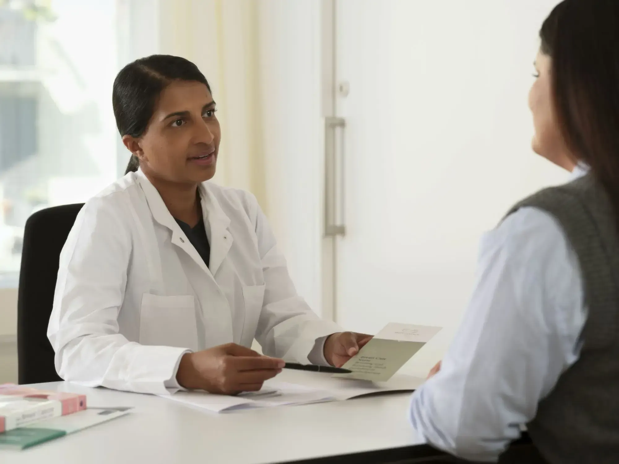 Doctor with a patient