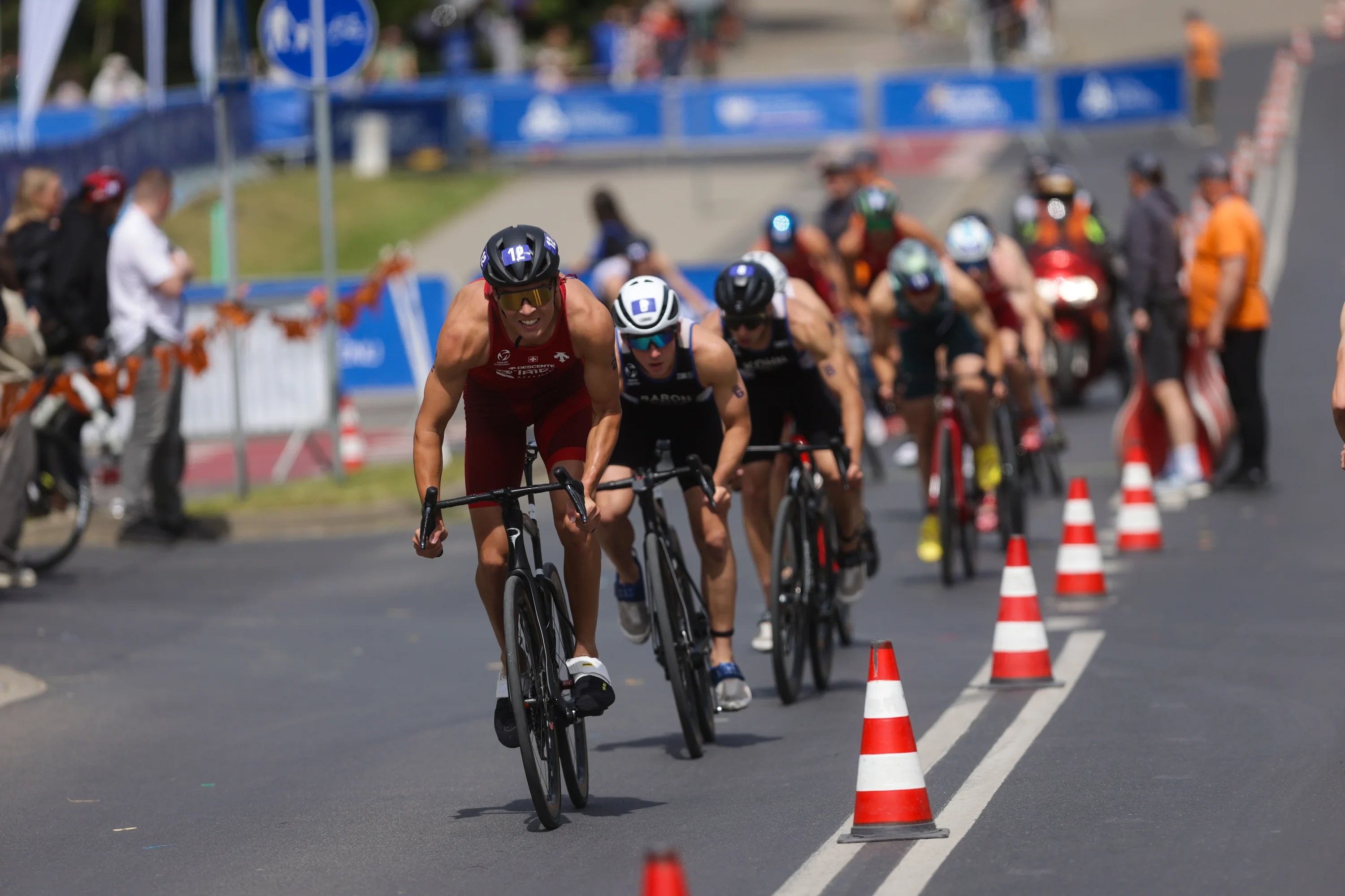 Thibault Rivier à vélo