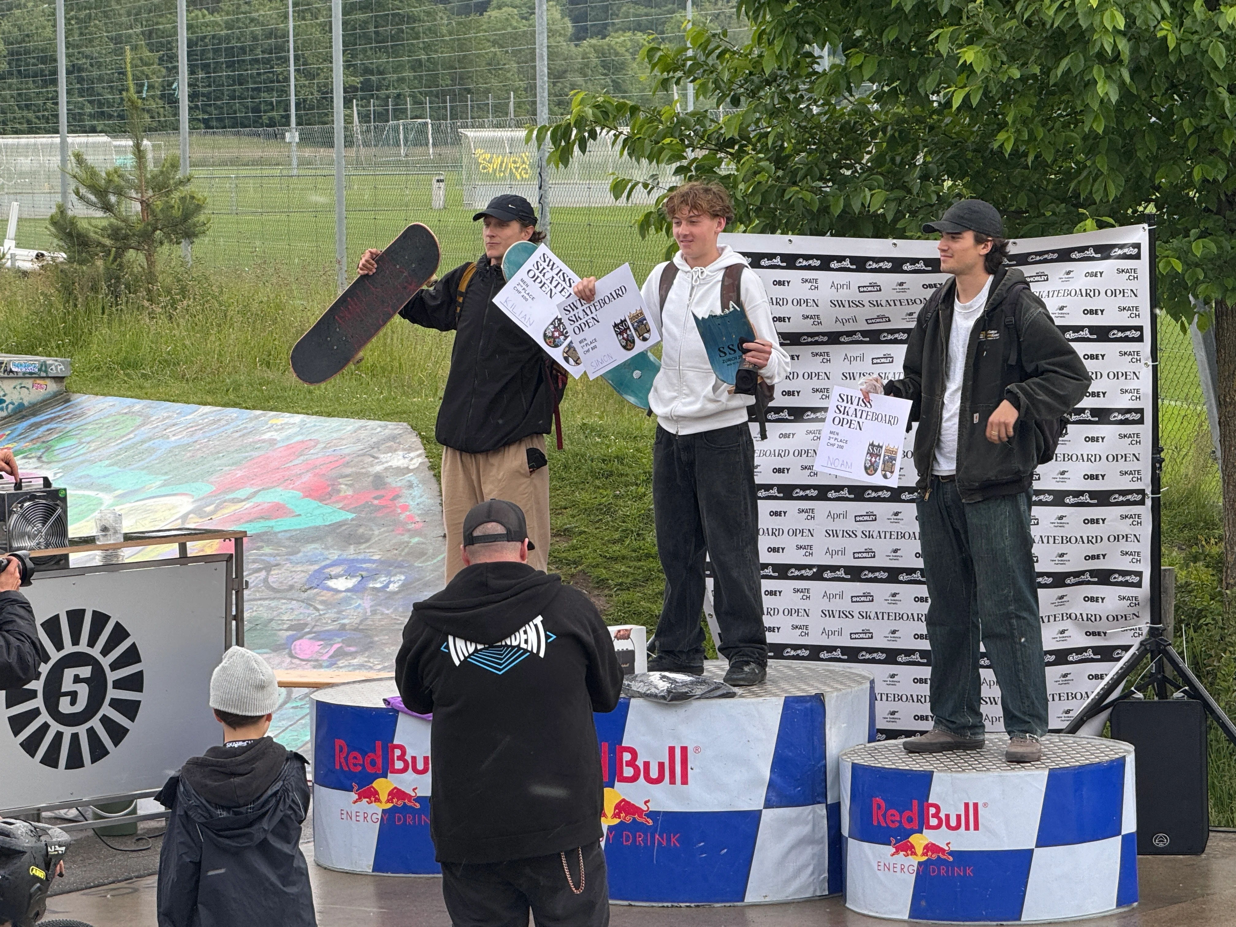 Simon Gerber sur le podium