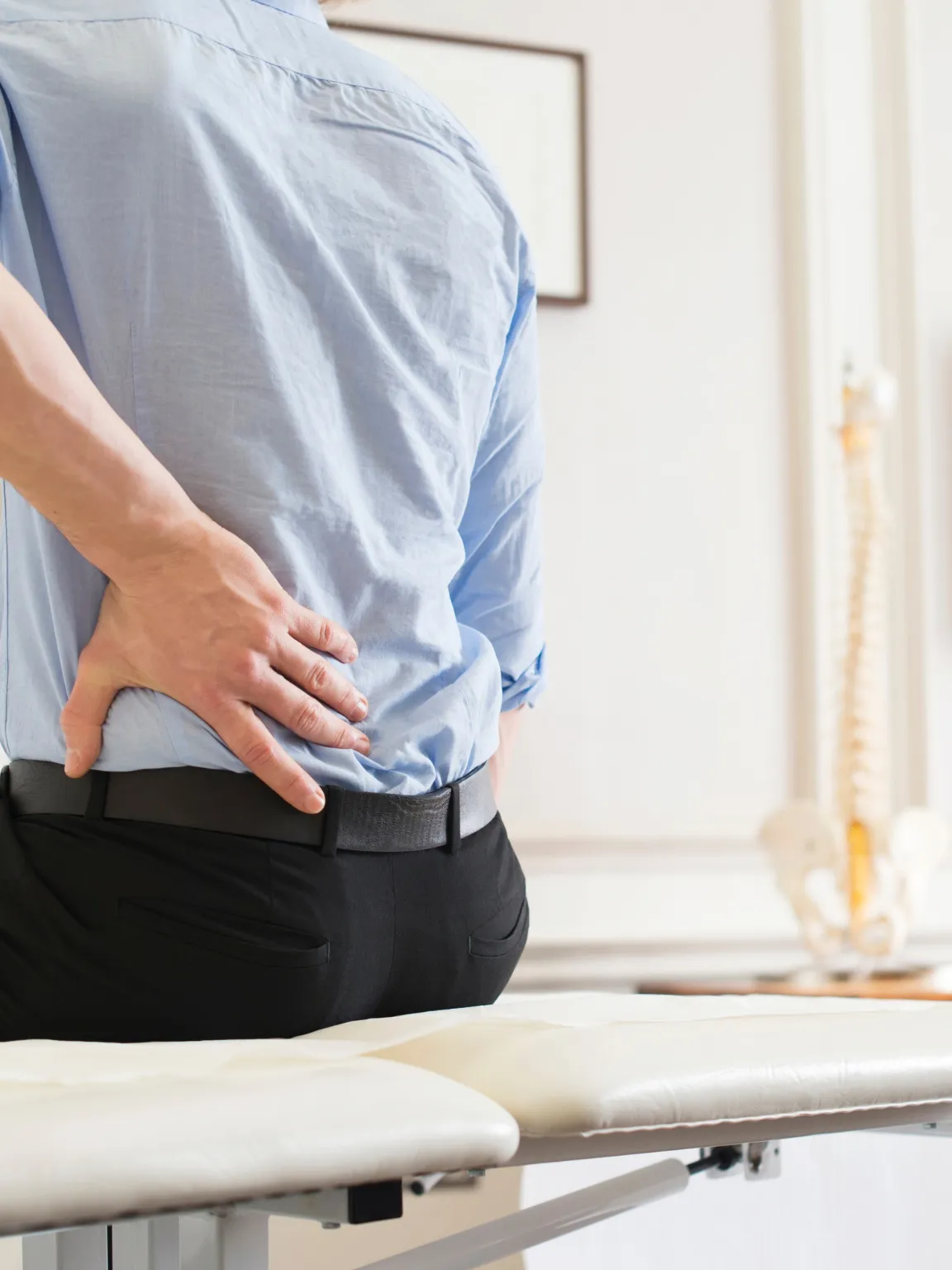What causes coccydynia?