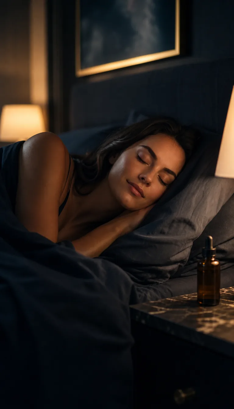 Lifestyle context image showing a calm evening routine