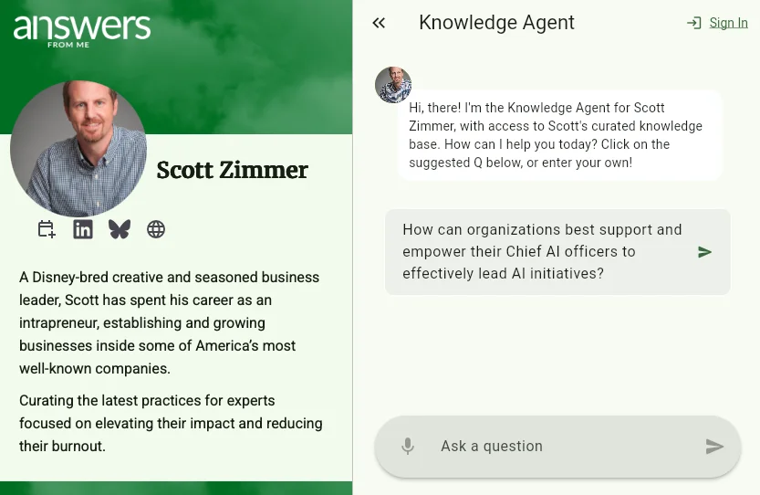 New Expert Page