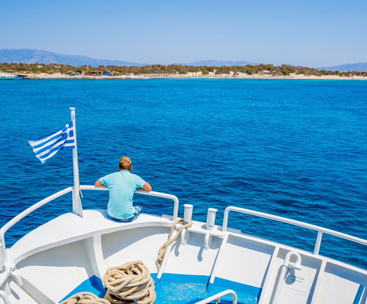 Βόλτα με πλοίο στην Κρήτη