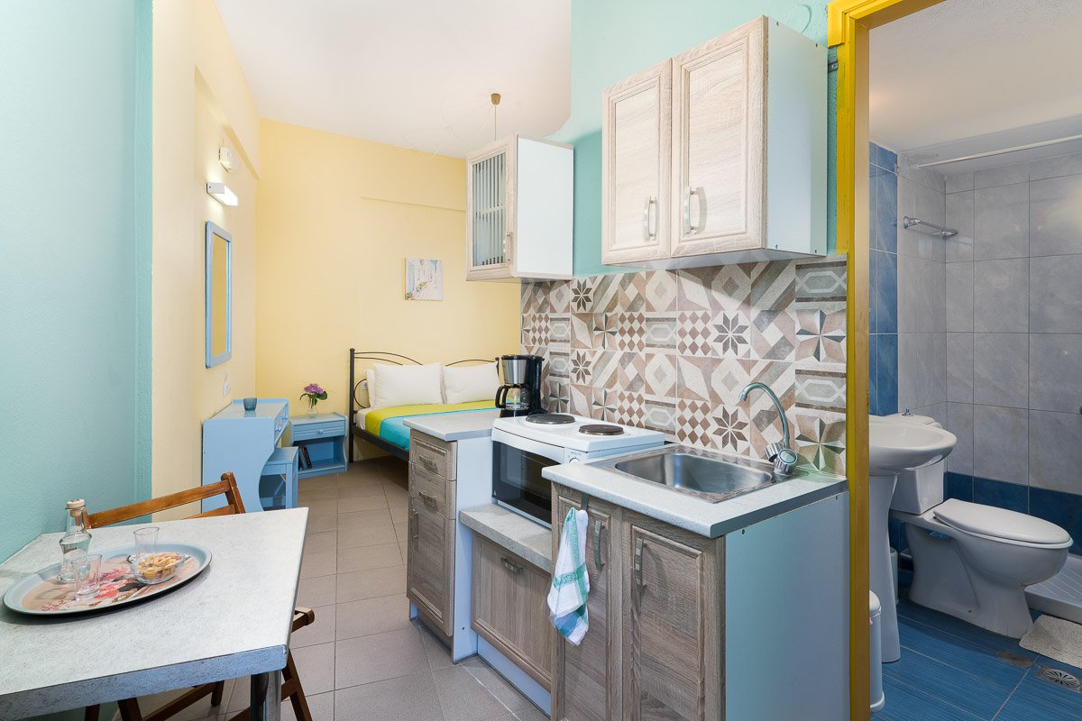 Afroditi Apartments, Φωτογραφία Διαμερίσματος με εξοπλισμένη κουζίνα
