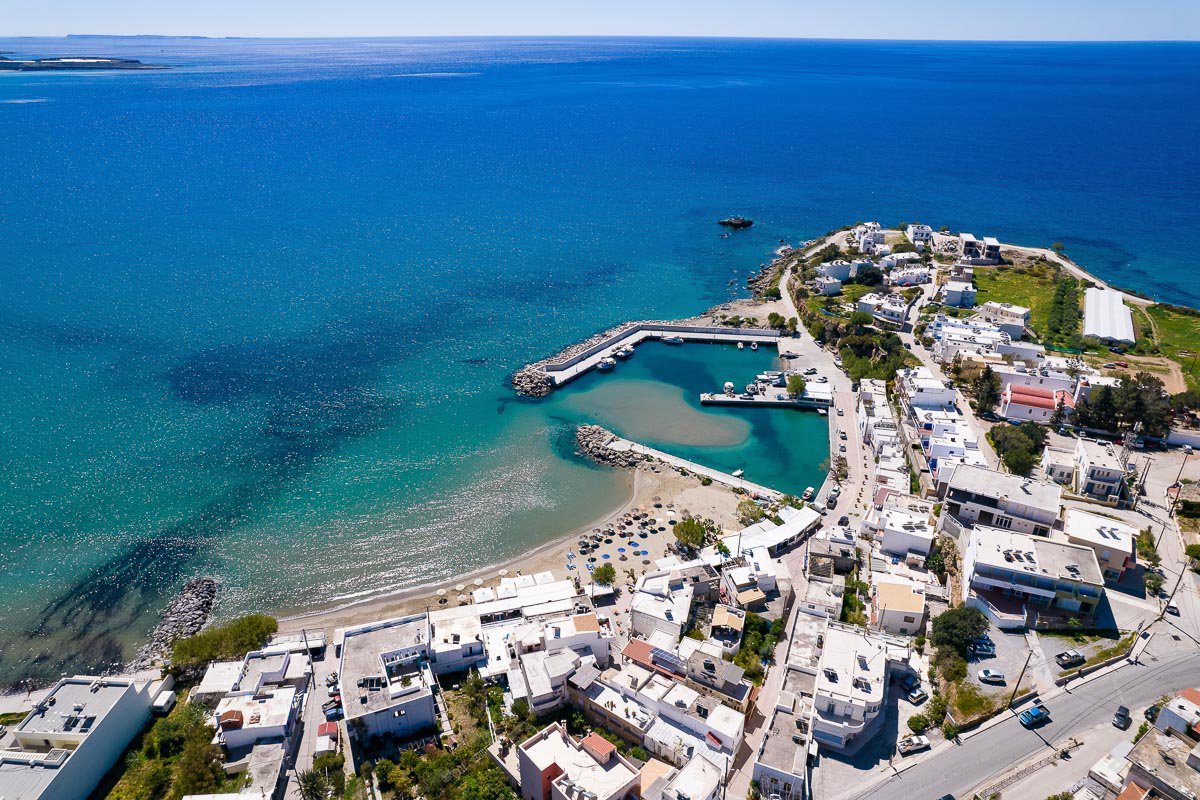 Μακρύς Γιαλός Ιεράπετρα, Φωτογραφία από drone