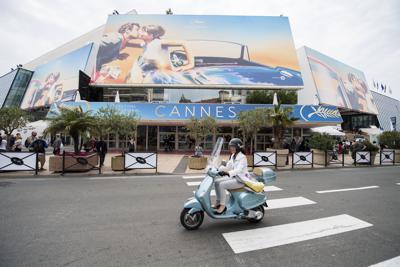 Fotografía de archivo del 7 de mayo de 2018 del Palais des Festival, durante la edición 71 del festival internacional de cine en Cannes, Francia.  (Foto de Arthur Mola/Invision/AP, Archivo)