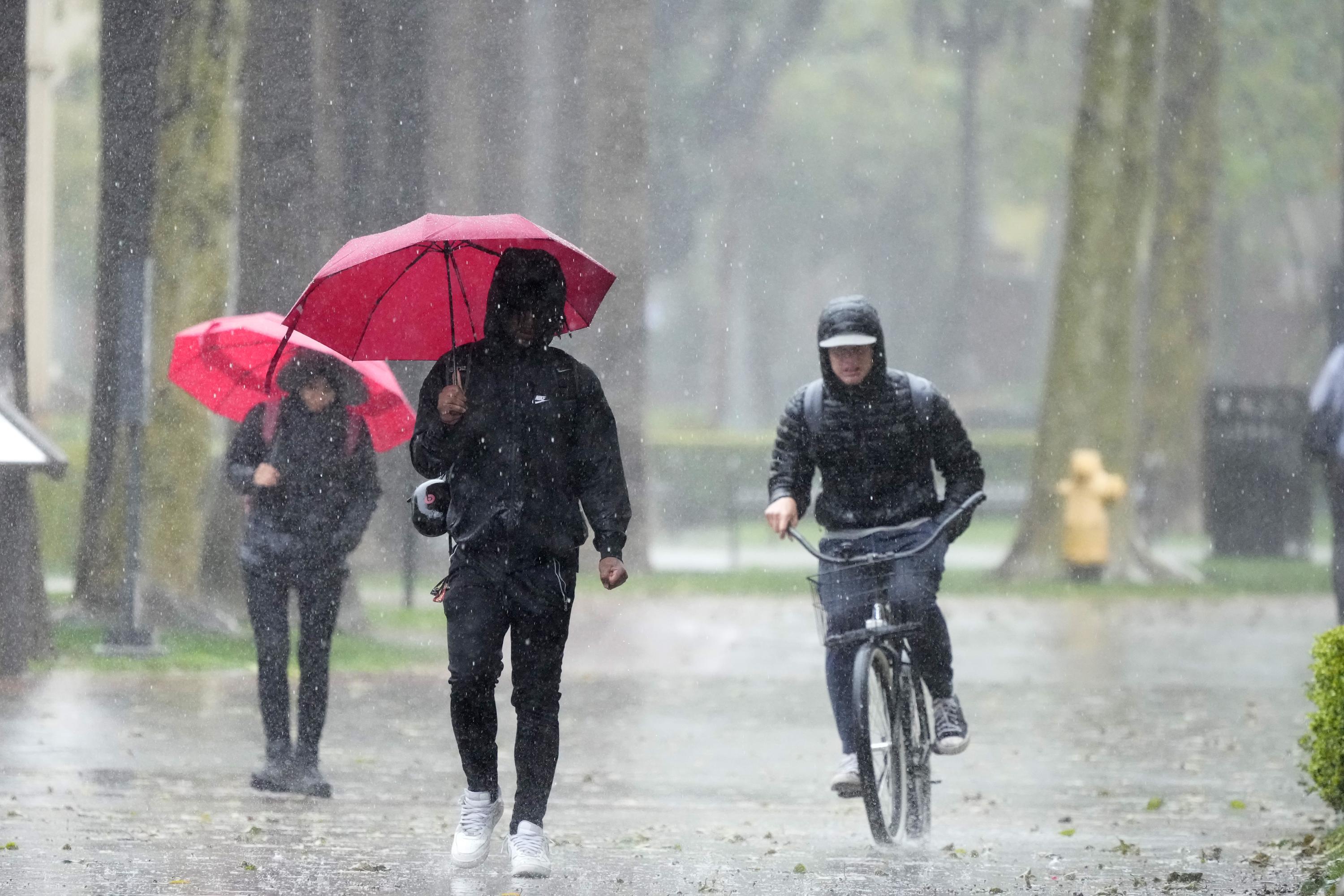 Spring brings more wind rain and snow to soaked California AP News Spring brings more wind rain and snow to soaked California AP News
