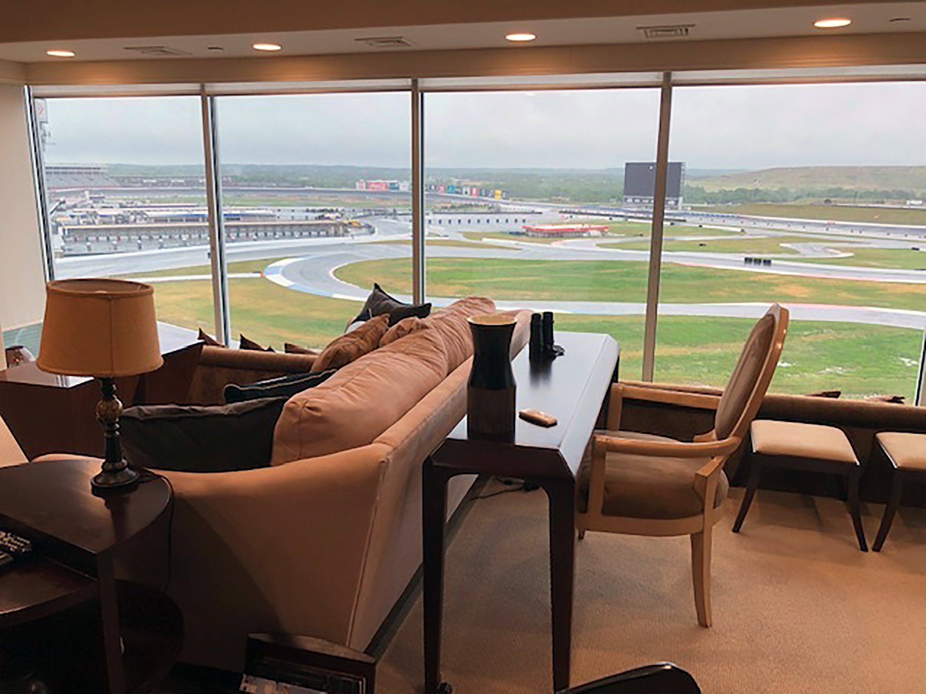 Best seats at the track Race viewing from comfort of condo AP News
