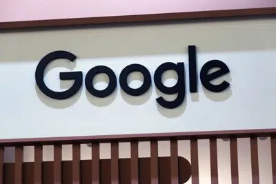 FILE - The Google logo is seen at the Vivatech show in Paris, France, June 15, 2022. Google is expanding an initiative that shows promise in fighting online misinformation. The tech company announced Monday that it will roll out a new “prebunking” campaign in Germany. Pre-bunking works like a viral inoculation by priming a person's critical thinking skills to make them more resistant to false claims. (AP Photo/Thibault Camus, File)