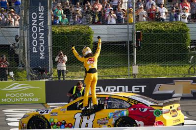 In the clutch: Kyle Busch ends Hendrick win streak at Pocono