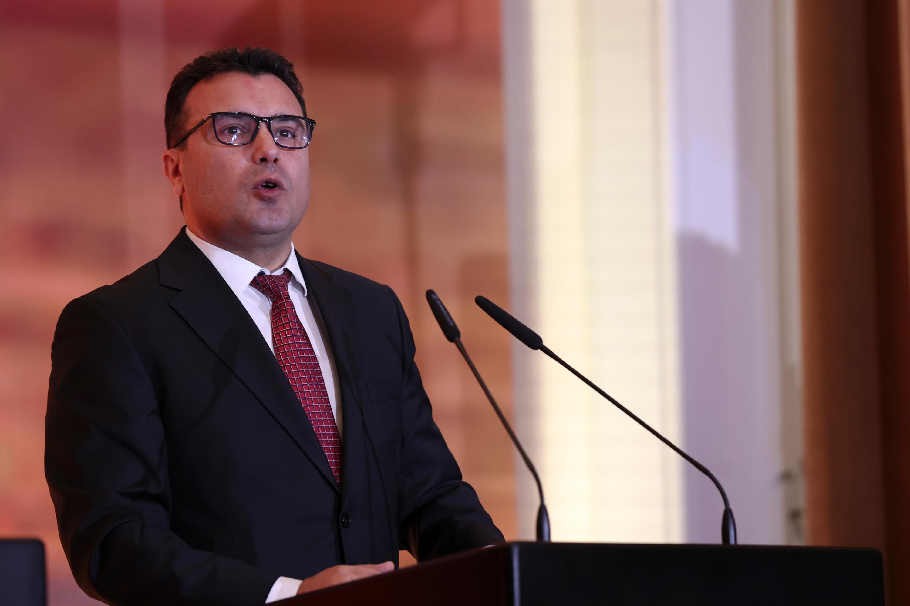 North Macedonia's prime minister formally steps down | AP News