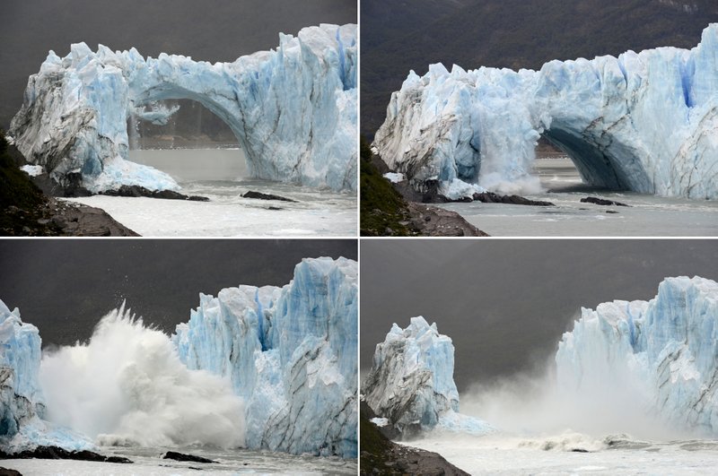 Glaciar Argentino Se Rompe Ante Miles De Admirados Testigos