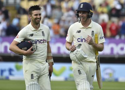 Burns Lawrence Hit Fifties England 258 7 In 2nd Test Vs Nz