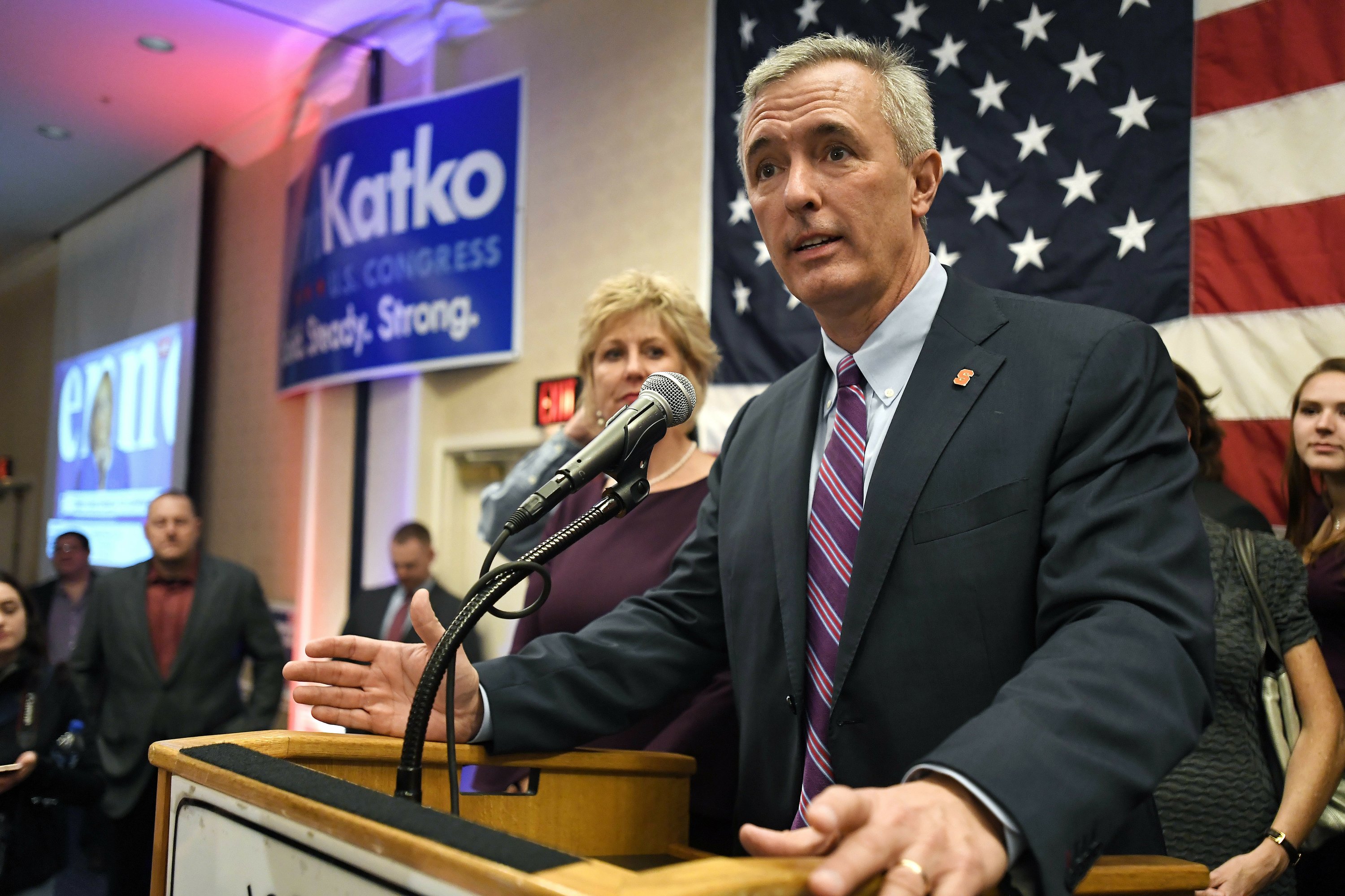 Democrat concedes to US Rep. John Katko in central New York