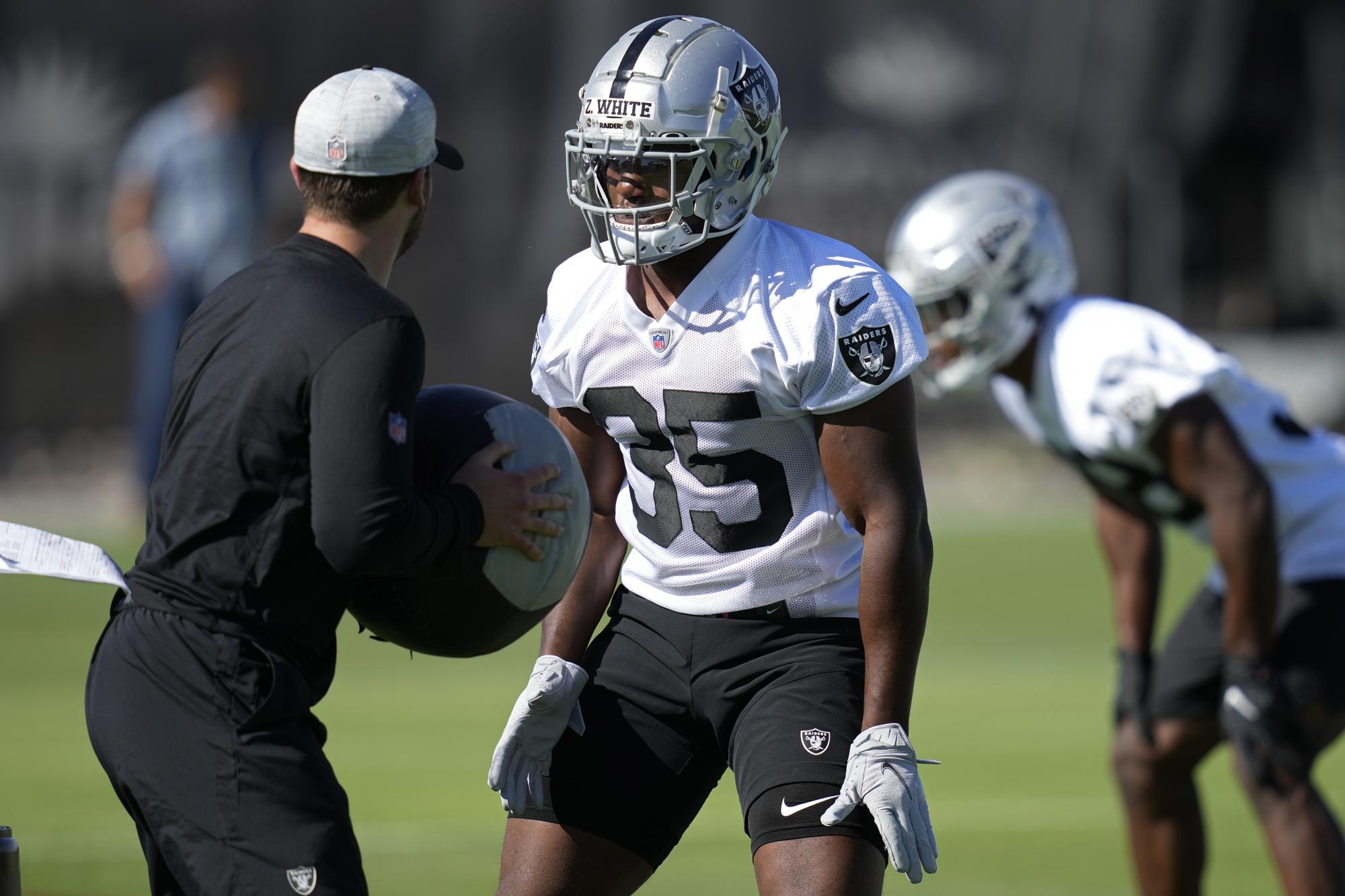 Zeus: Raiders RB Zamir White overcomes lifetime of obstacles | AP News