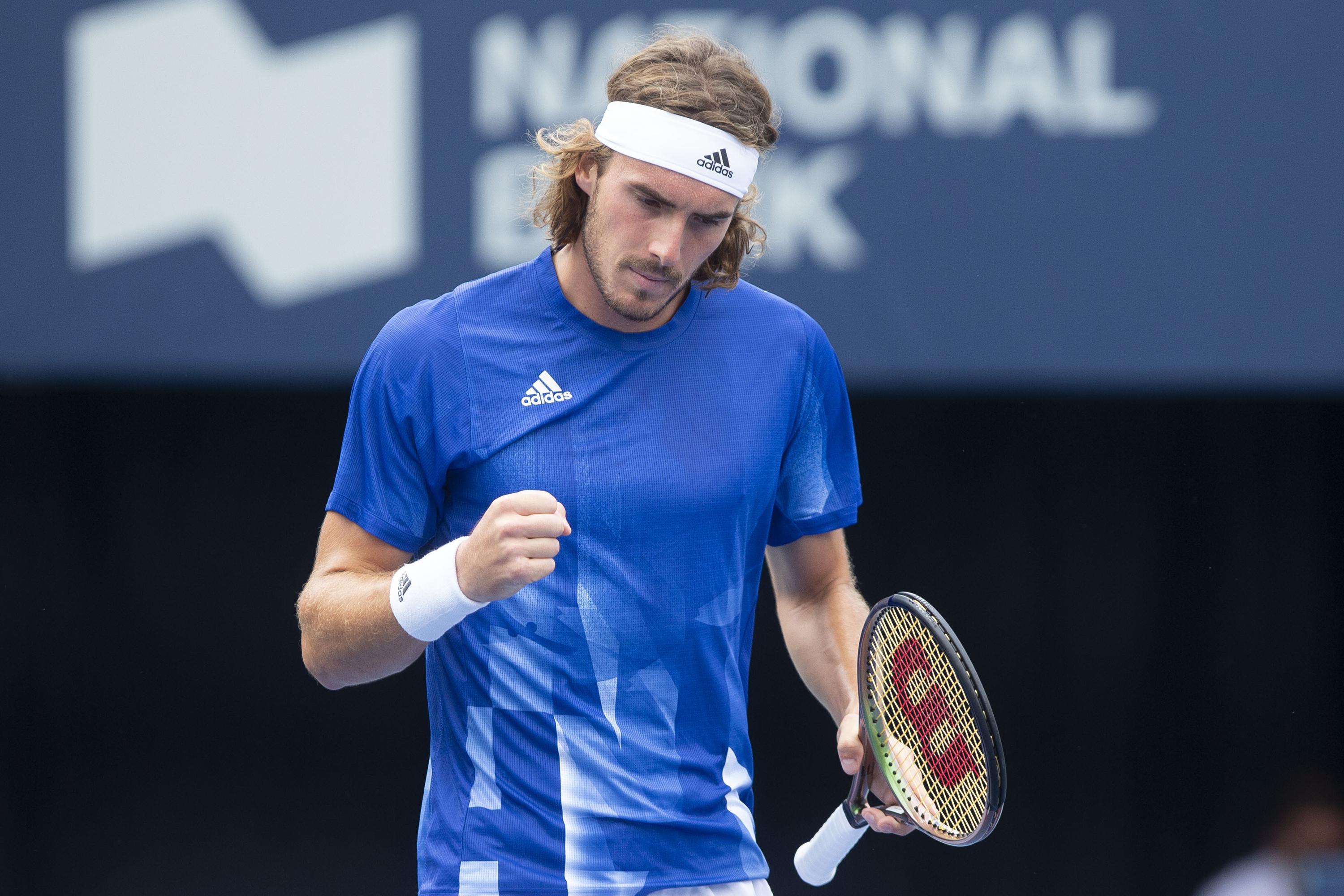 Tsitsipas, le jour de son anniversaire, mène Khachanov 6-2 6-3 à Toronto