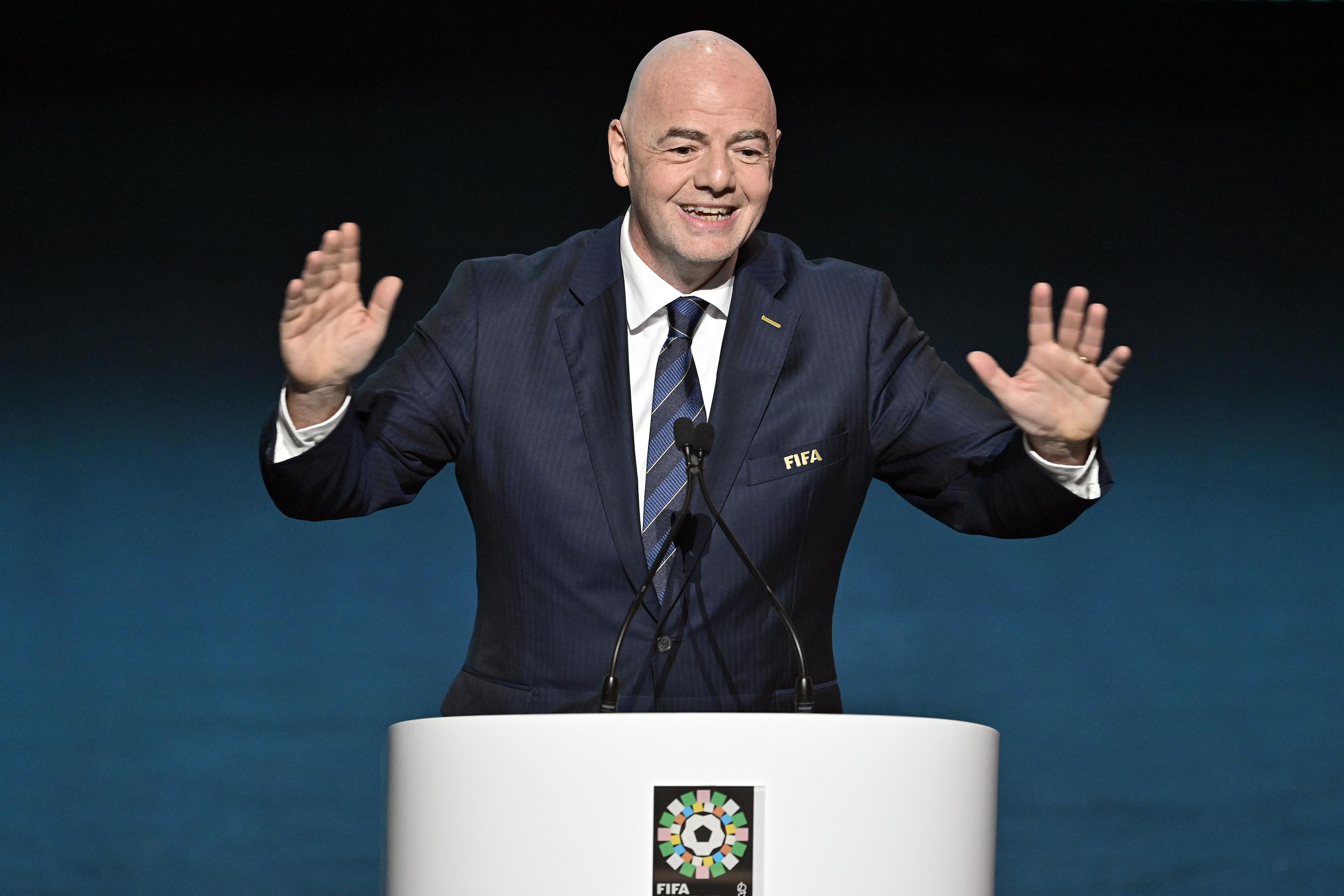 FIFA President Gianni Infantino re-elected