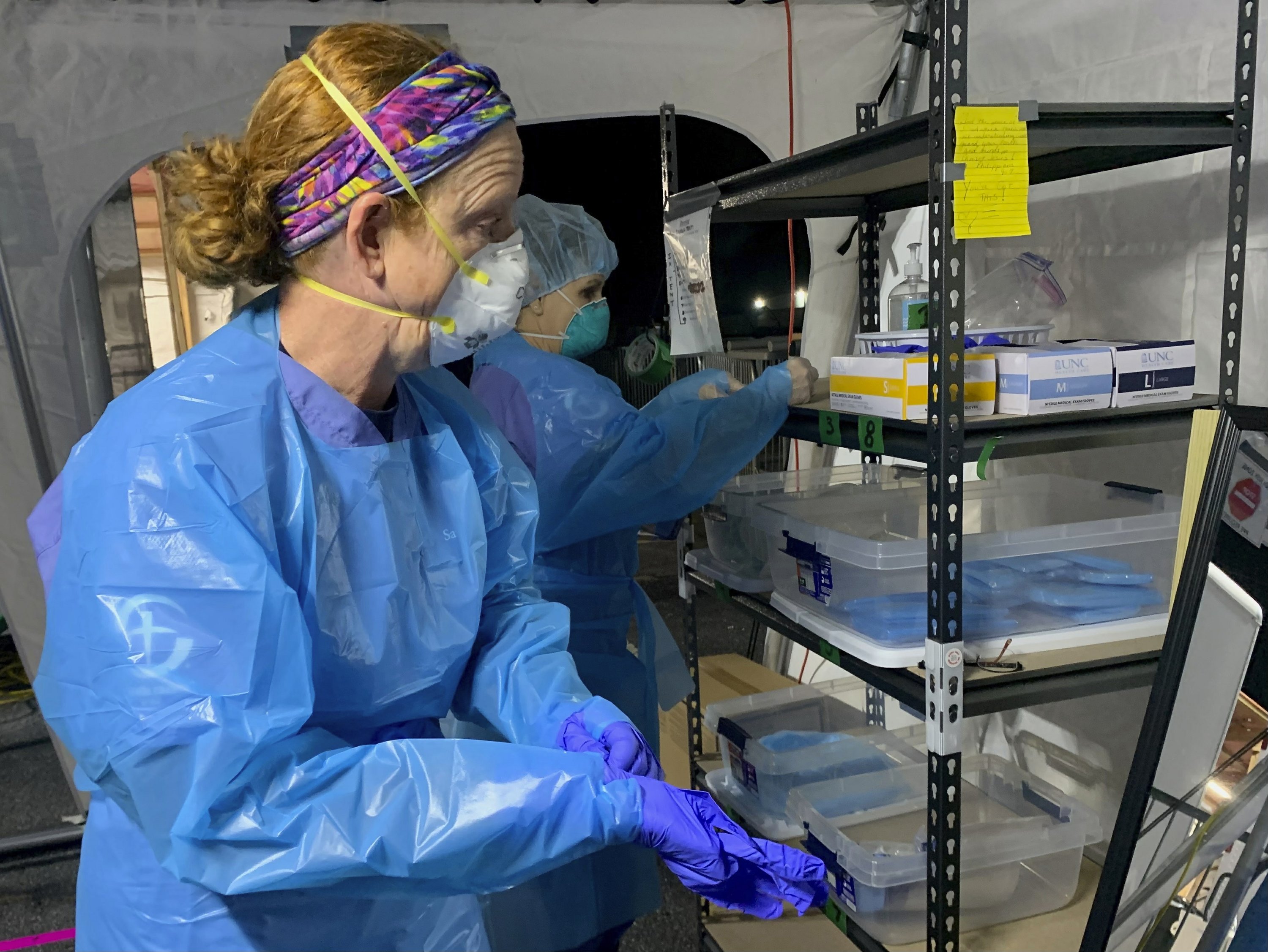 North Carolina Field Hospital Helps Fight Coronavirus Rise