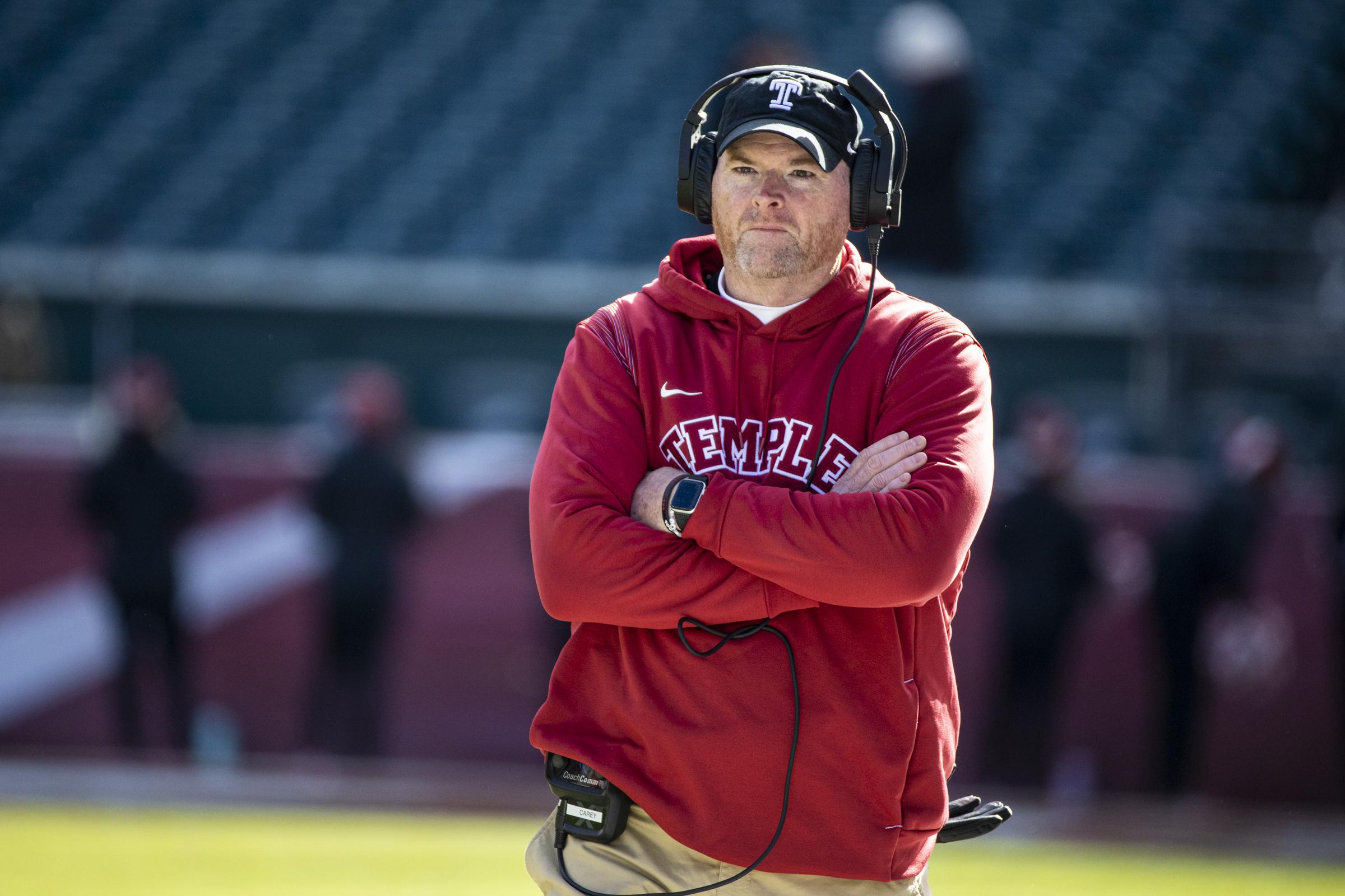 Temple fires football coach Carey after 3 lackluster seasons | AP News