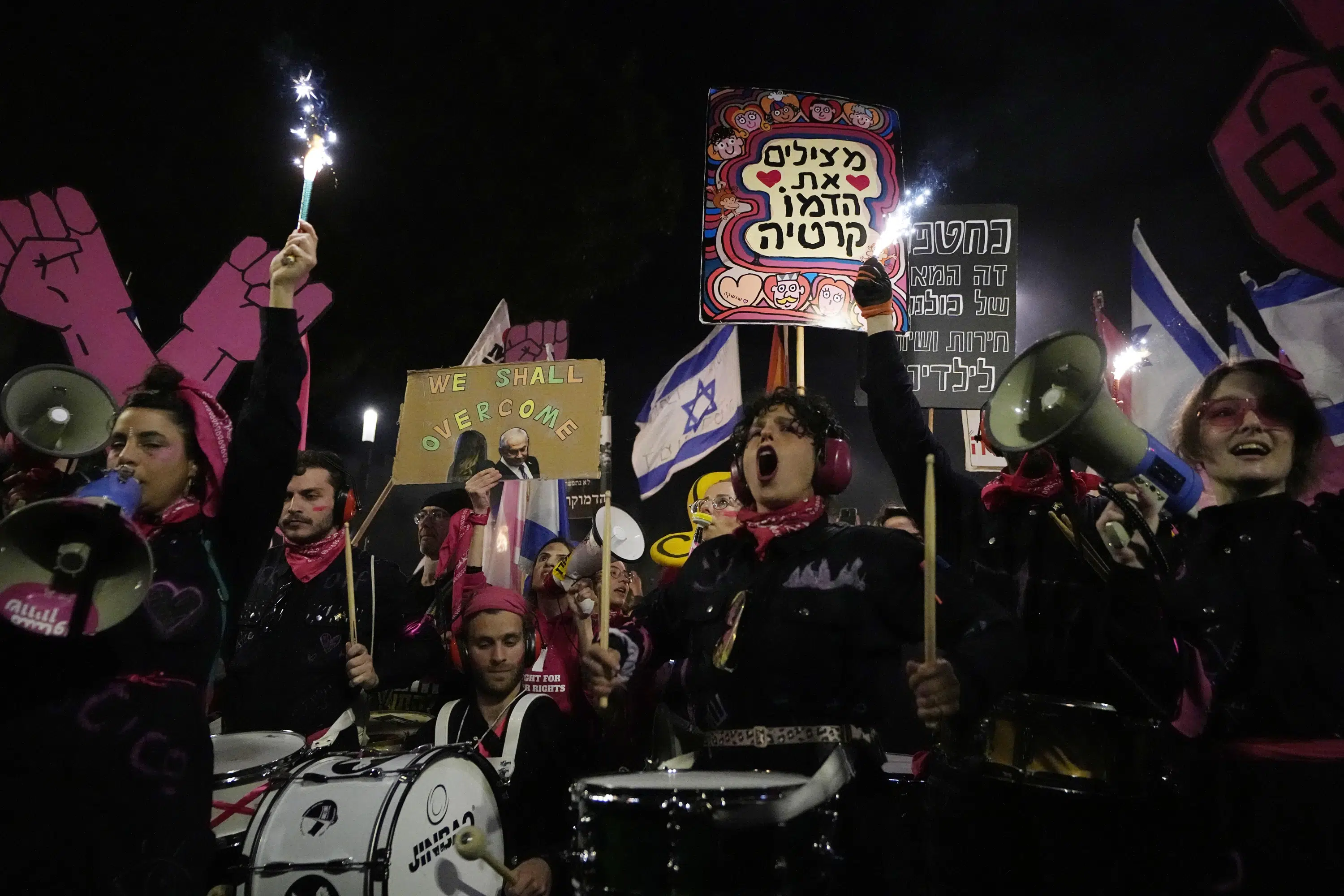 Mass protests in Israel as controversial overhauls advanced Mass protests in Israel as controversial overhauls advanced