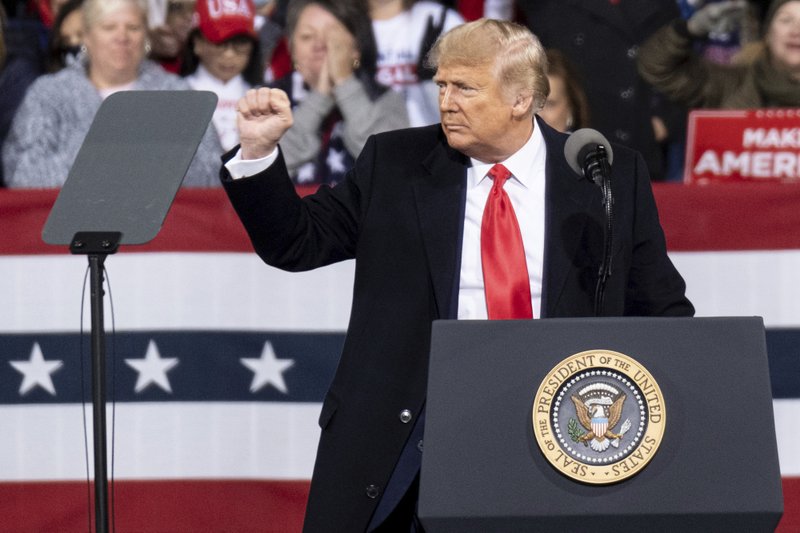 Trump assails vote integrity while urging turnout in Ga.
