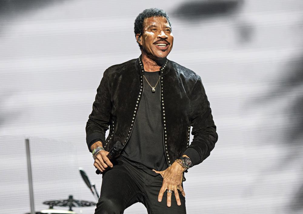 FILE - Lionel Richie performs at KAABOO Texas in Arlington, Texas on May 10, 2019. Richie is among this year’s first time nominees for induction into the Rock & Roll Hall of Fame. (Photo by Amy Harris/Invision/AP, File)