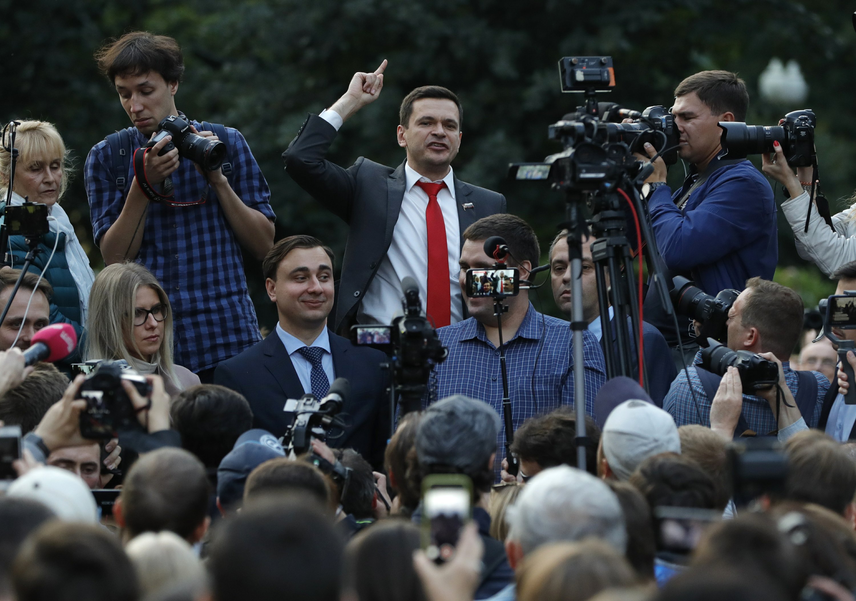 Митинг в Москве Мосгордума