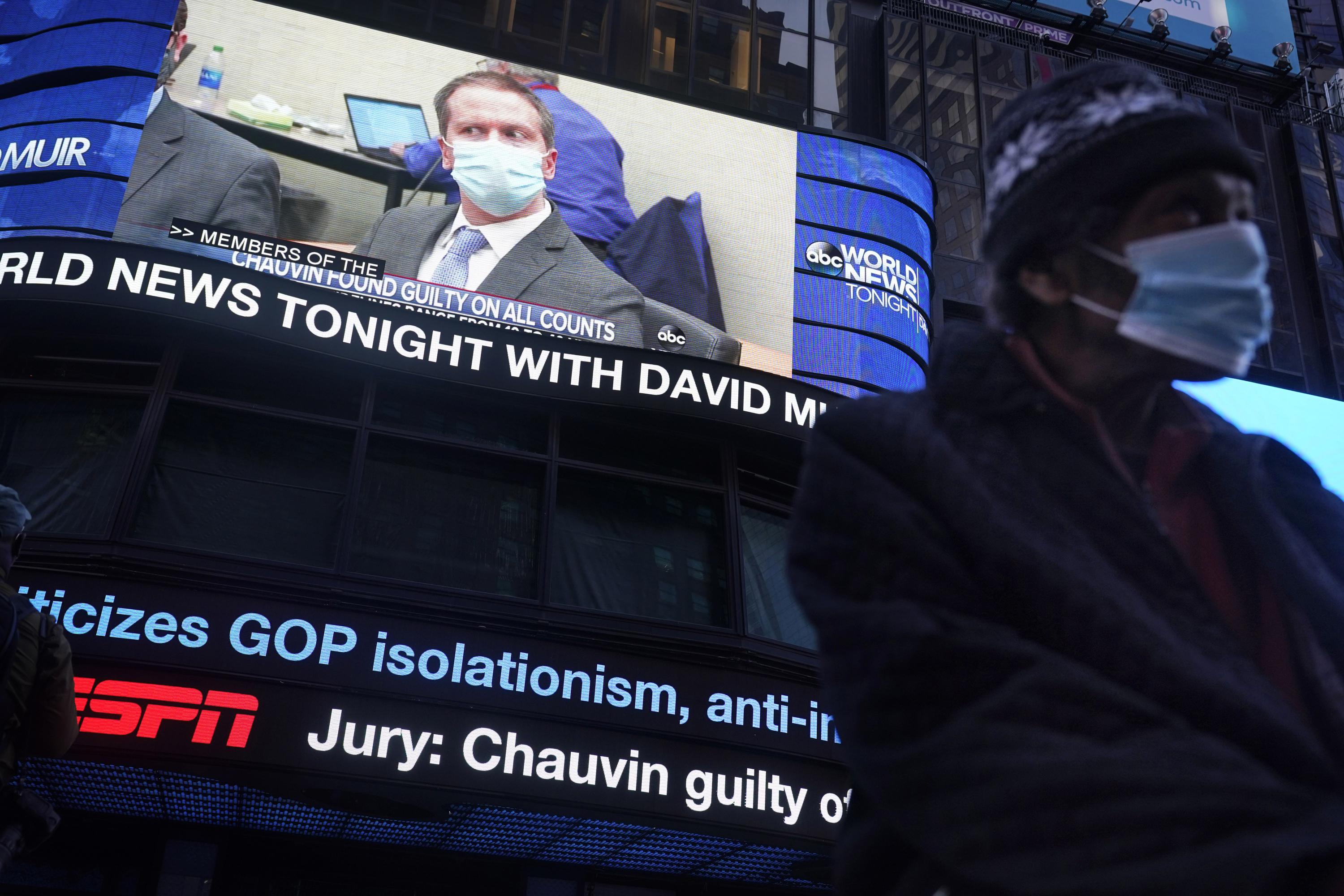 Through the media covering Chauvin case, a collective pause