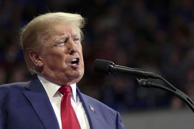 El expresidente estadounidense Donald Trump en Wilkes-Barre, Pensilvania, el 3 de septiembre de 2022. (Foto AP/Mary Altaffer)