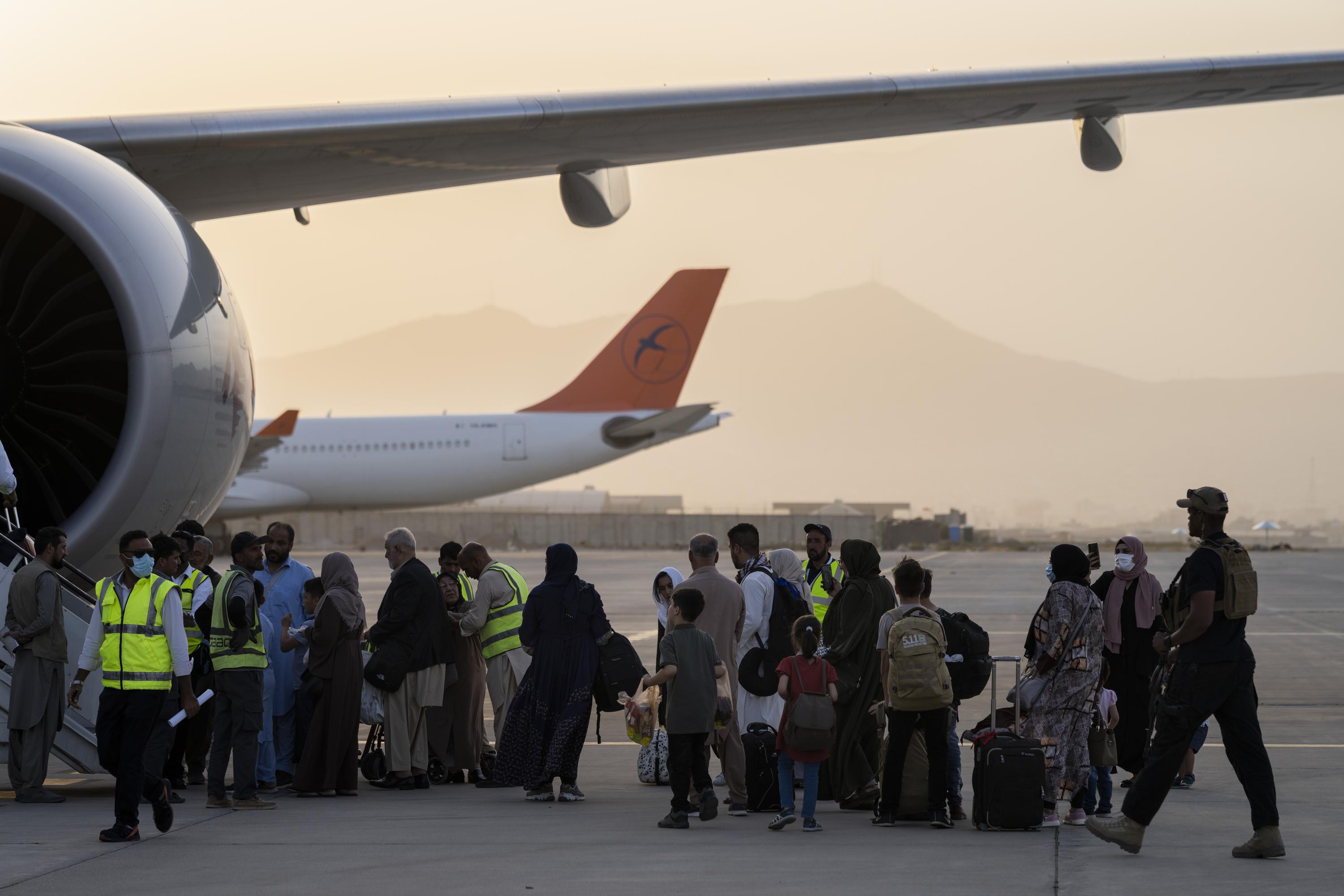 A lot of Westerners, including Americans, are leaving Kabul