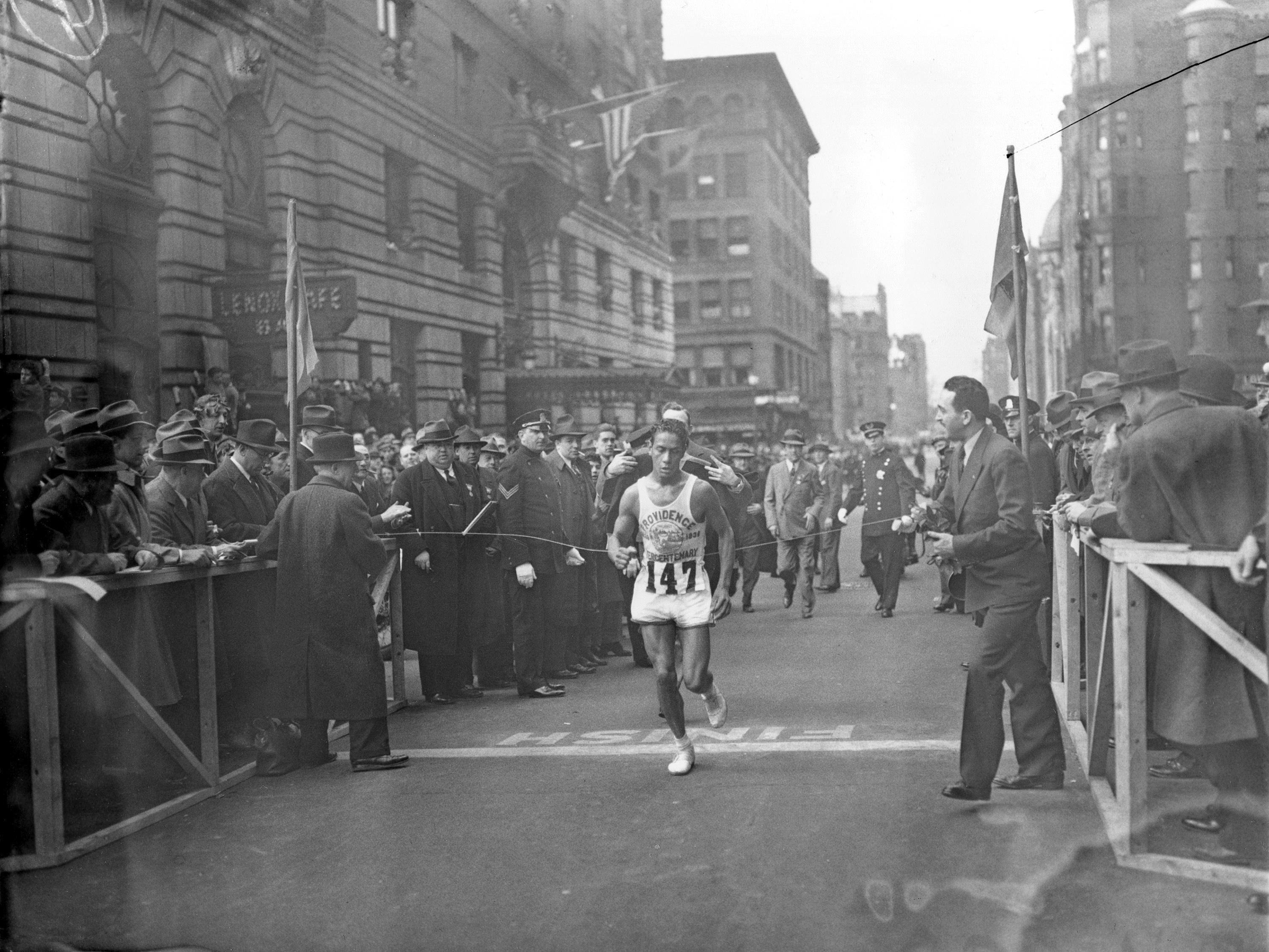 Boston Marathon paying tribute to 2time Indigenous champion AP News