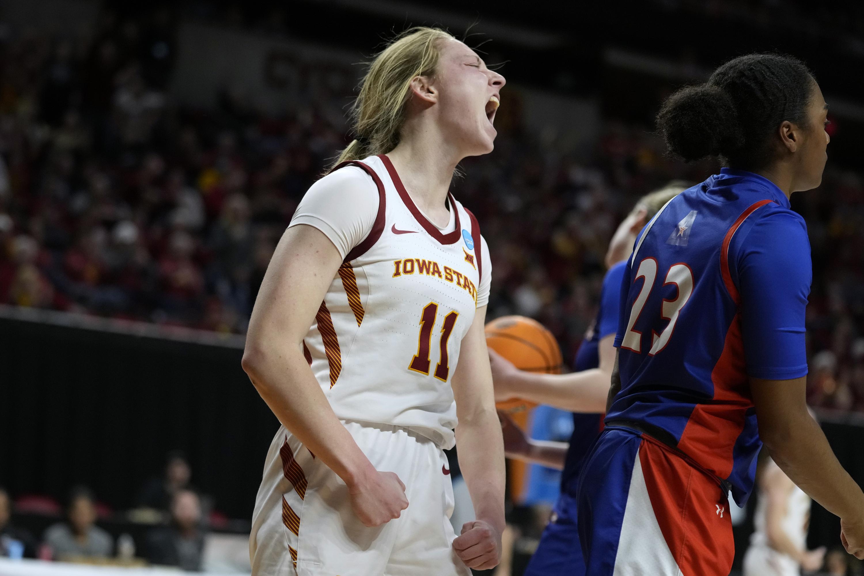 Iowa State women escape with 7871 win over UT Arlington AP News