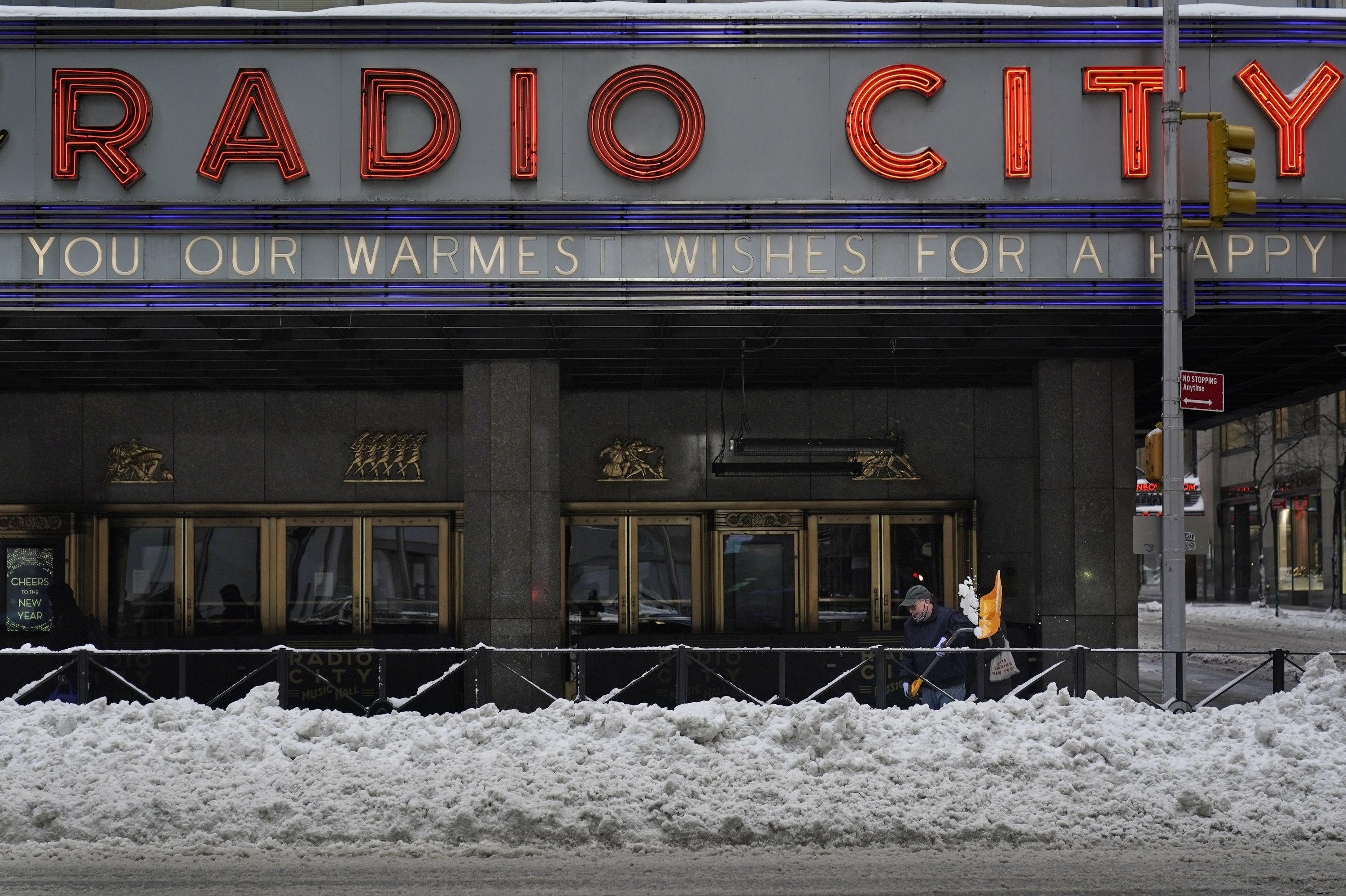 The vaccinations are resuming after a not-so-historic Northeast storm