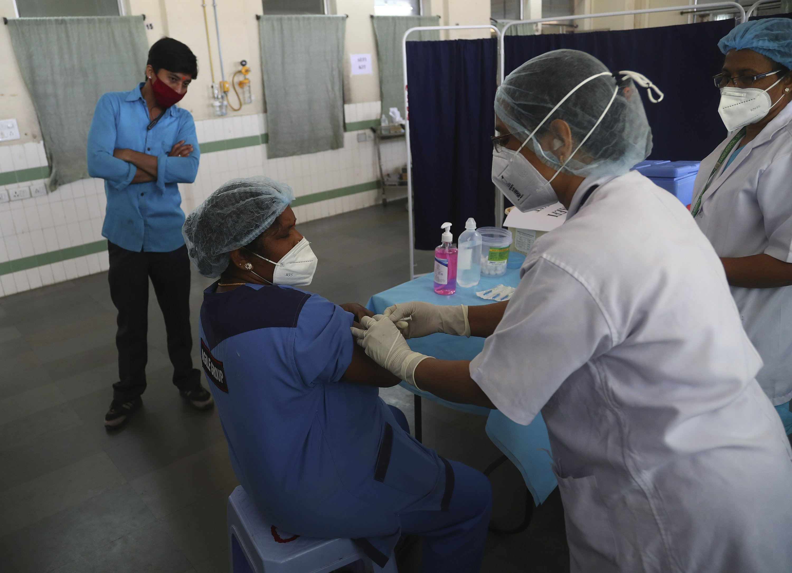 India is testing the vaccine delivery system with national studies